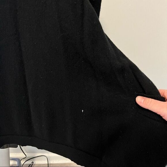 Barrow & Grove Black Thin Women’s Cardigan w/ Pockets Size Large - Picture 5 of 6